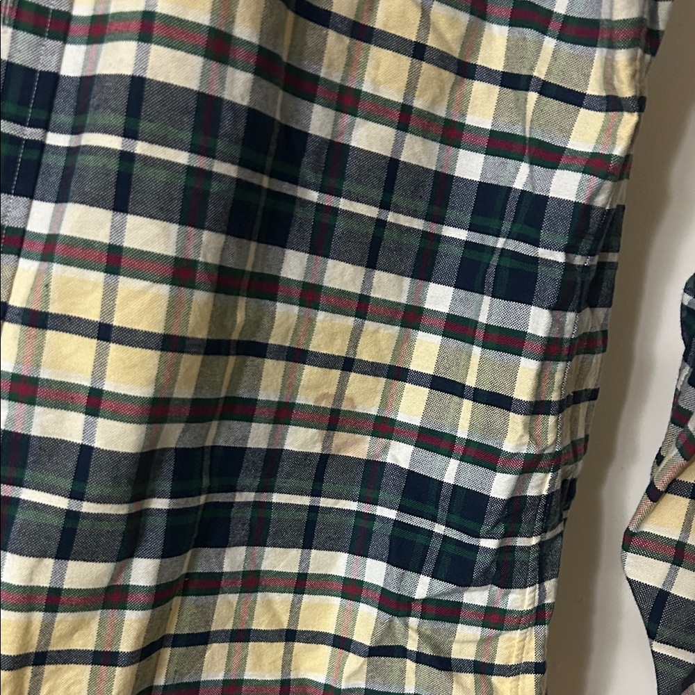 Polo Ralph Lauren Navy and Beige Plaid Shirt - Picture 5 of 5